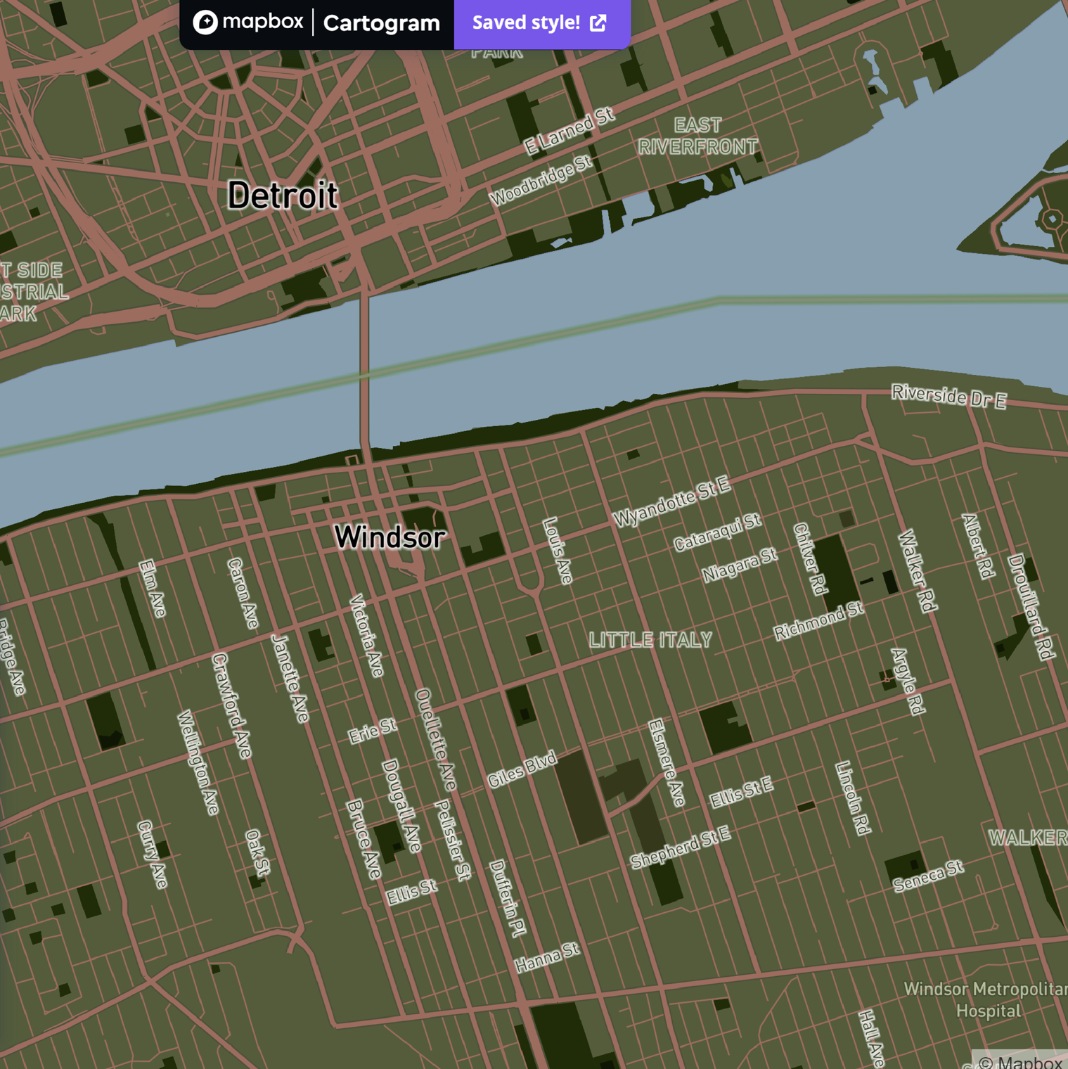 The location I chose in this image is Windsor, where I had my secondary school life, and the color is extracted from a photo of the school's playground I took