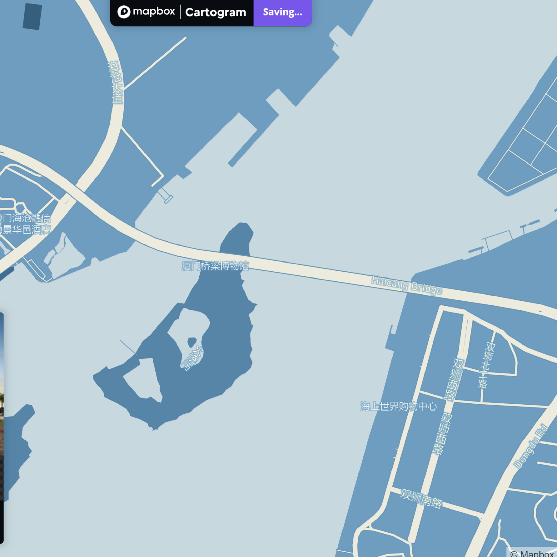 The location I chose in this image is the bridge connecting my home (on an island) to my secondary school in China, the blue sky and water became a specail memory about the ride from home to school on a long, long bridge