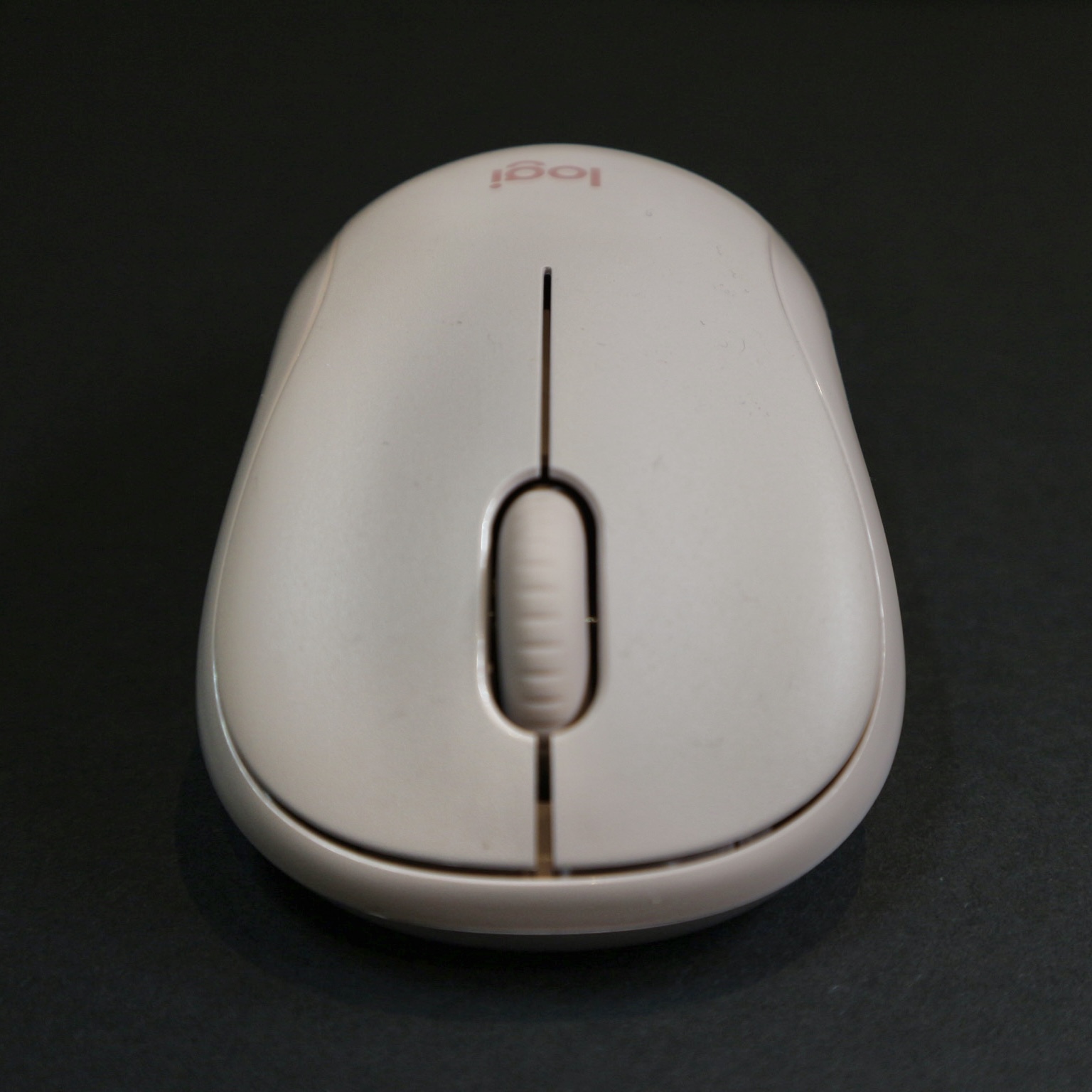 front view of my pink mouse