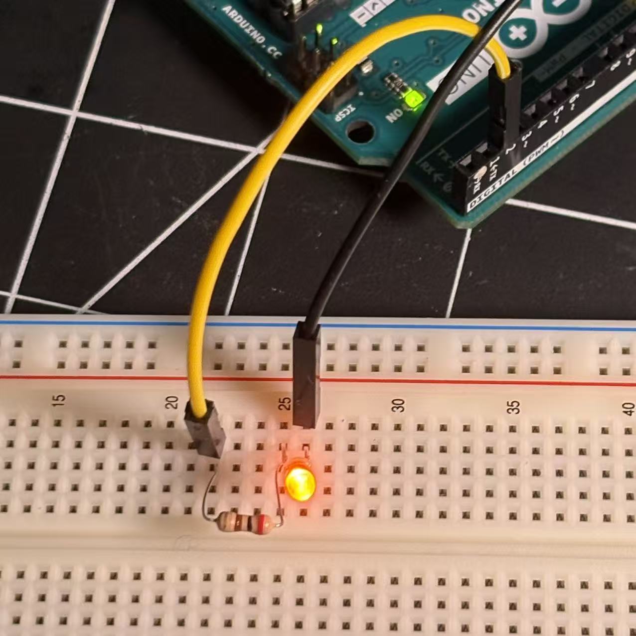 Activated multiple LEDs.